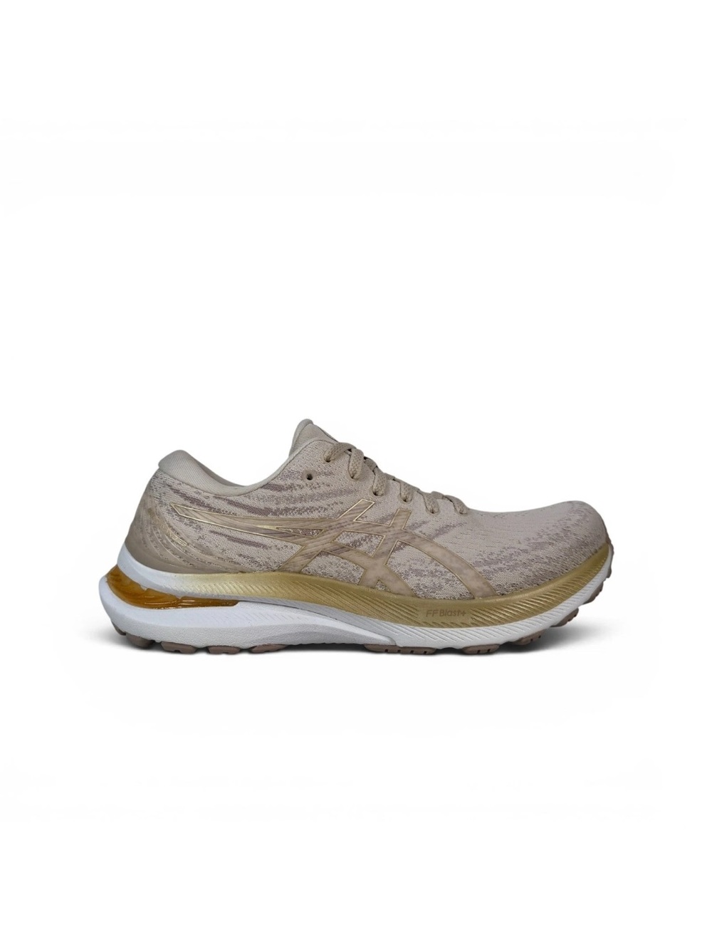 NEW Asics Women's Running Sneaker Gel Kayano 29 size 9- Beige with Gold Accent - Picture 3 of 10